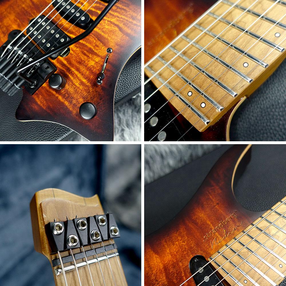 strandberg Boden Standard 6 Tremolo Maple Quilt Bengal Burst｜平野