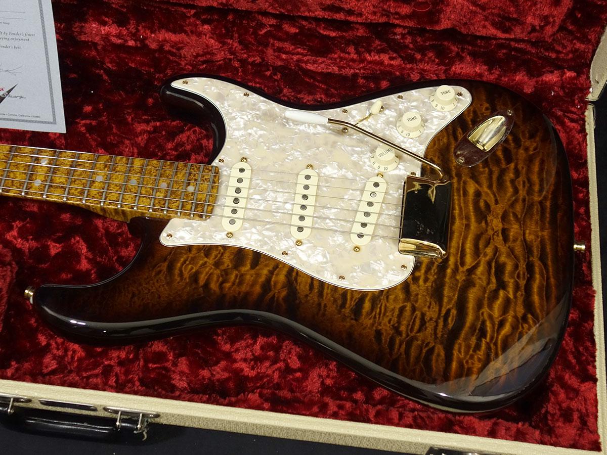 Fender ストラトキャスター コンポーネントギター キルトメイプル エレキギター】-Fender-希少価値の高い木材を使用した「Rarities