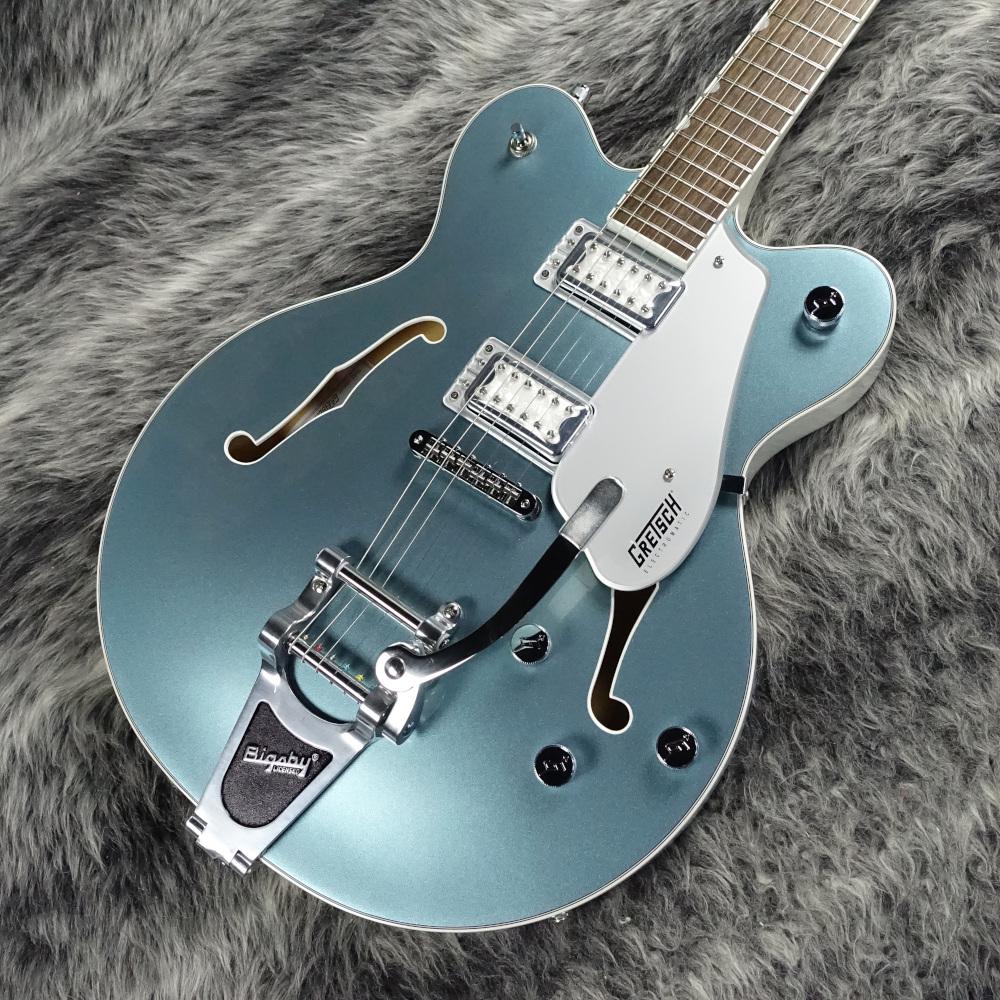 G5622T-140 Electromatic 140th Double Platinum Center Block with Bigsby  Two-Tone Stone Platinum/Pearl Platinum