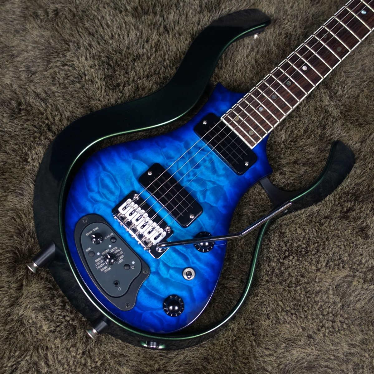 VOX Starstream Type 1-24 with DiMarzio Metallic Green Frame with