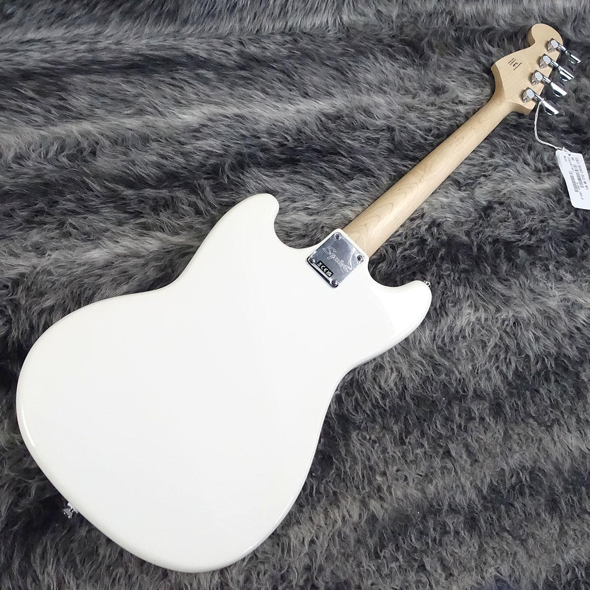 Squier SONIC BRONCO BASS Arctic White <スクワイア>｜平野楽器