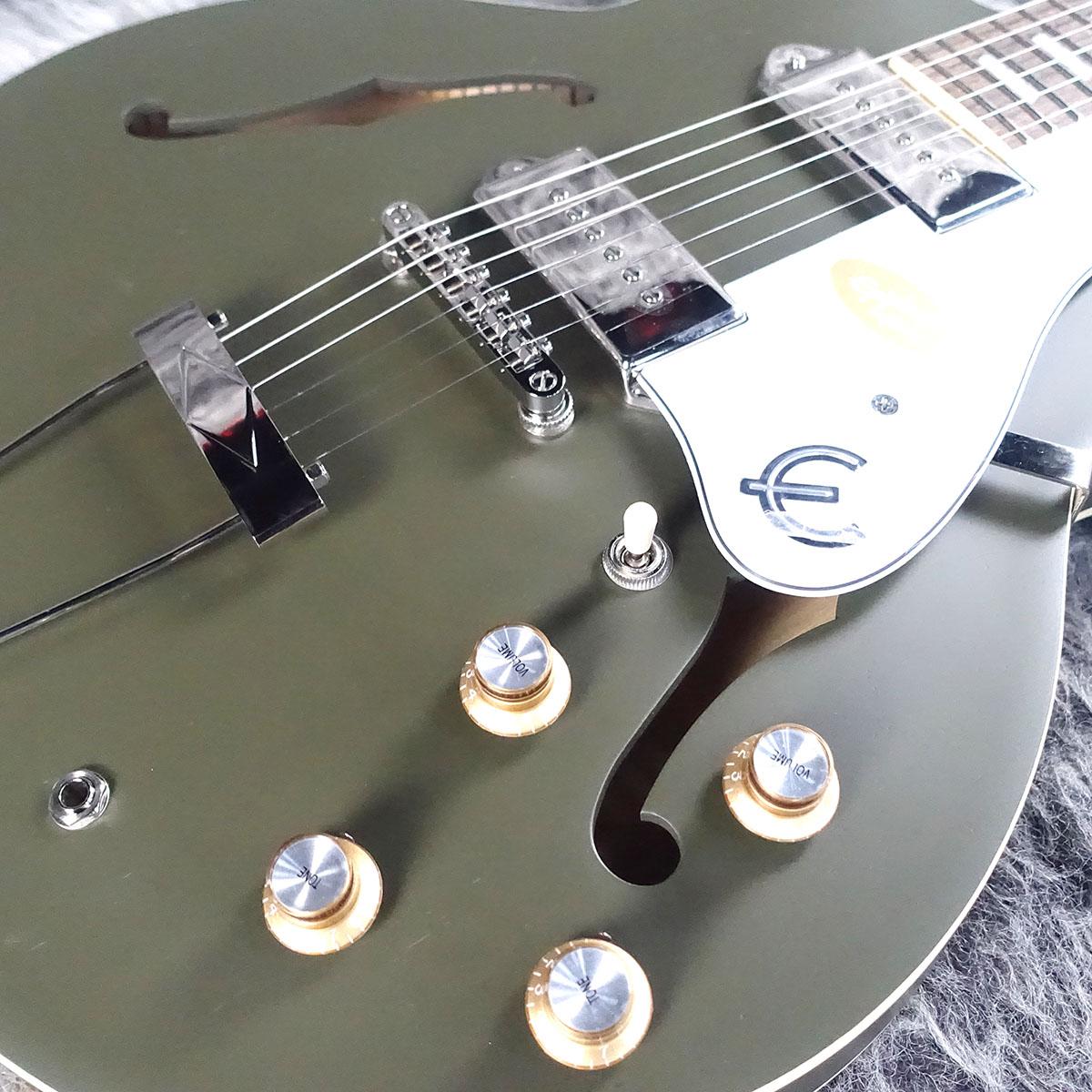 Epiphone Casino Worn Olive Drab <エピフォン>|平野楽器 Epiphone Casino Worn Olive Drab <エピフォン>|平野楽器