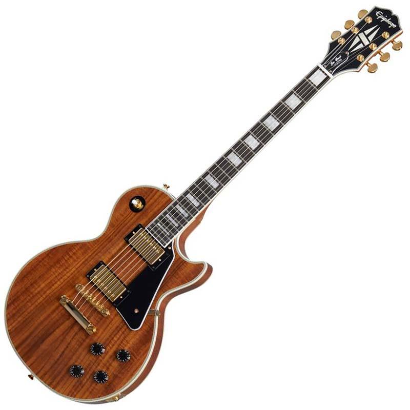 Epiphone Les Paul Custom Koa Natural <エピフォン>｜平野楽器