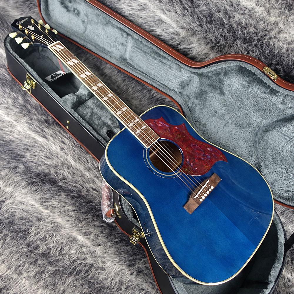 Epiphone アコースティックギター グラデーションブルー Epiphone Miranda Lambert Bluebird Studio Bluebonnet