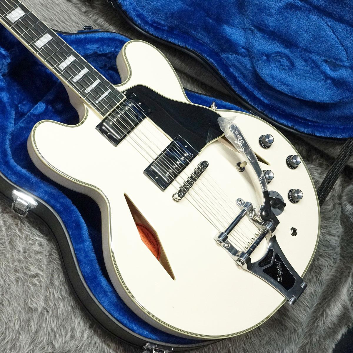 Epiphone Shinichi Ubukata ES-355 Custom Bigsby Classic White 