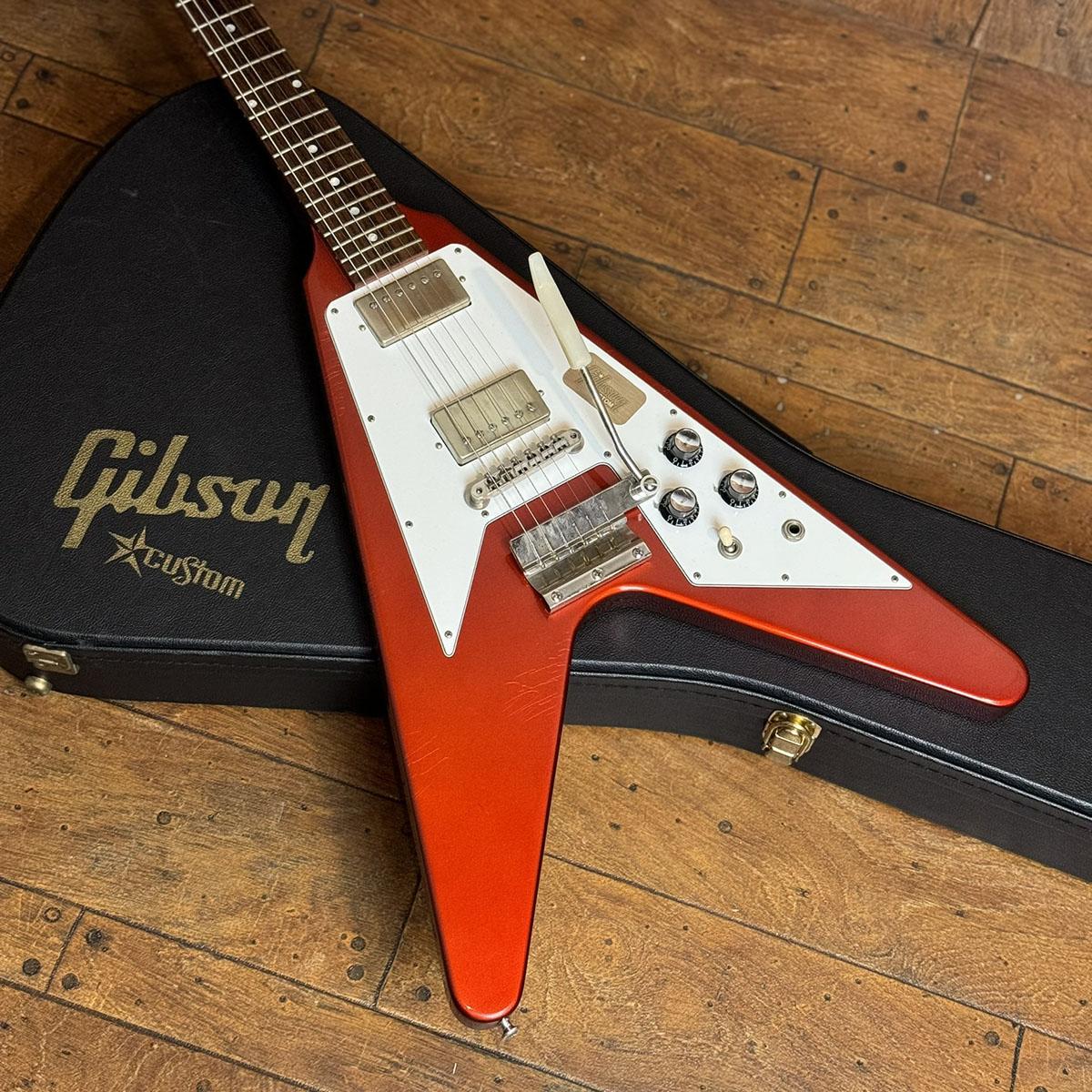#フライングV #フライングVカスタム タイプ #Flavor #黒 Gibson Custom Shop / Flying V Custom Figured Maple Pickguard