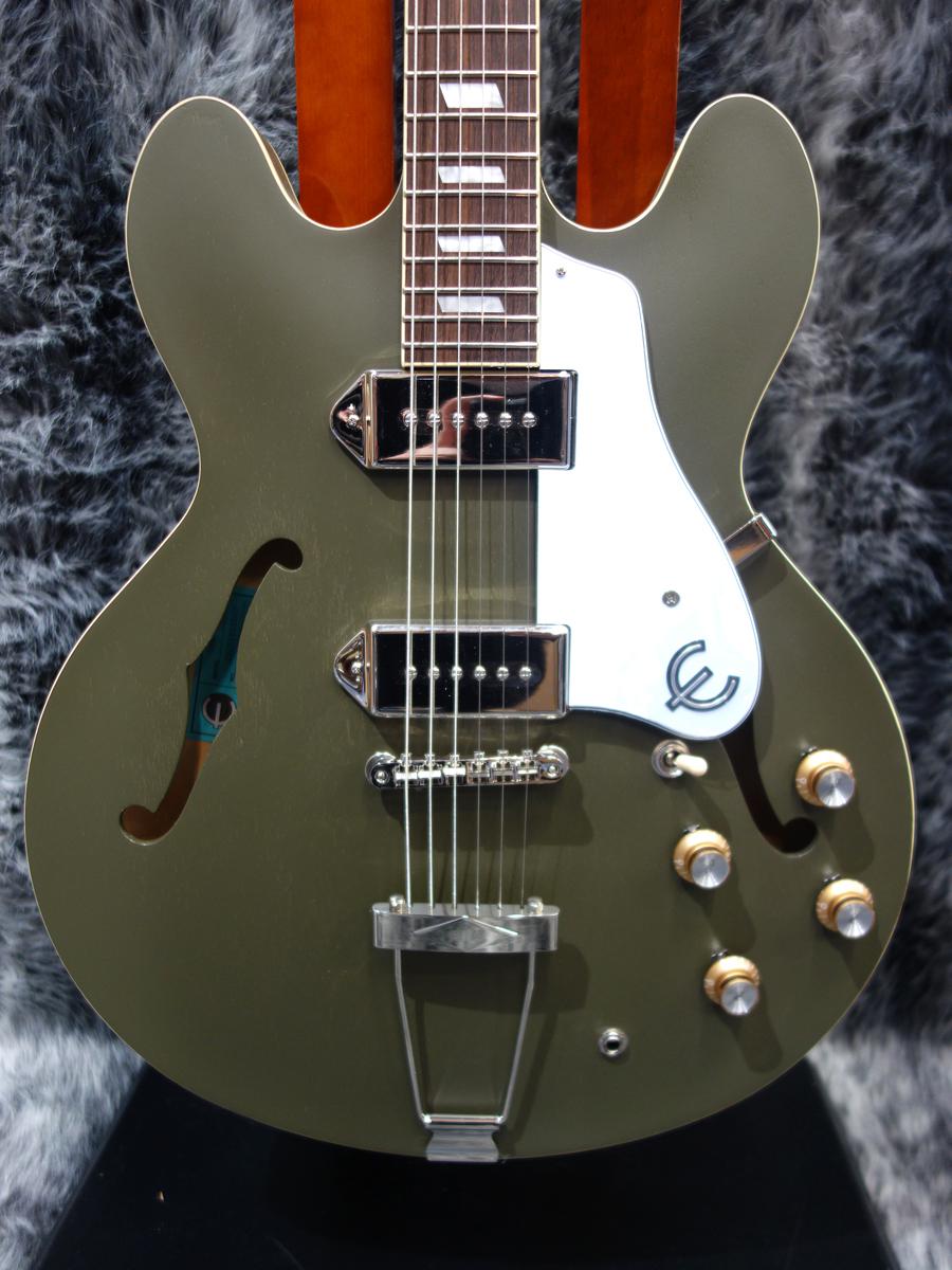 Epiphone Casino Worn / Worn Oilve Drab <エピフォン>｜平野楽器 