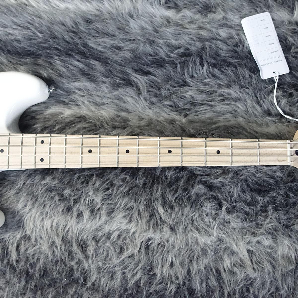 Squier Bronco Bass ホワイト エレキベース Squier Sonic Bronco Bass Arctic White – Chicago Music Exchange