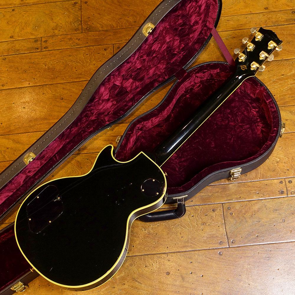 ギター Gibson Custom 1968 Les Paul Custom Ebony Murphy Lab 1968 Les Paul Custom Reissue Ebony Ultra Light Aged