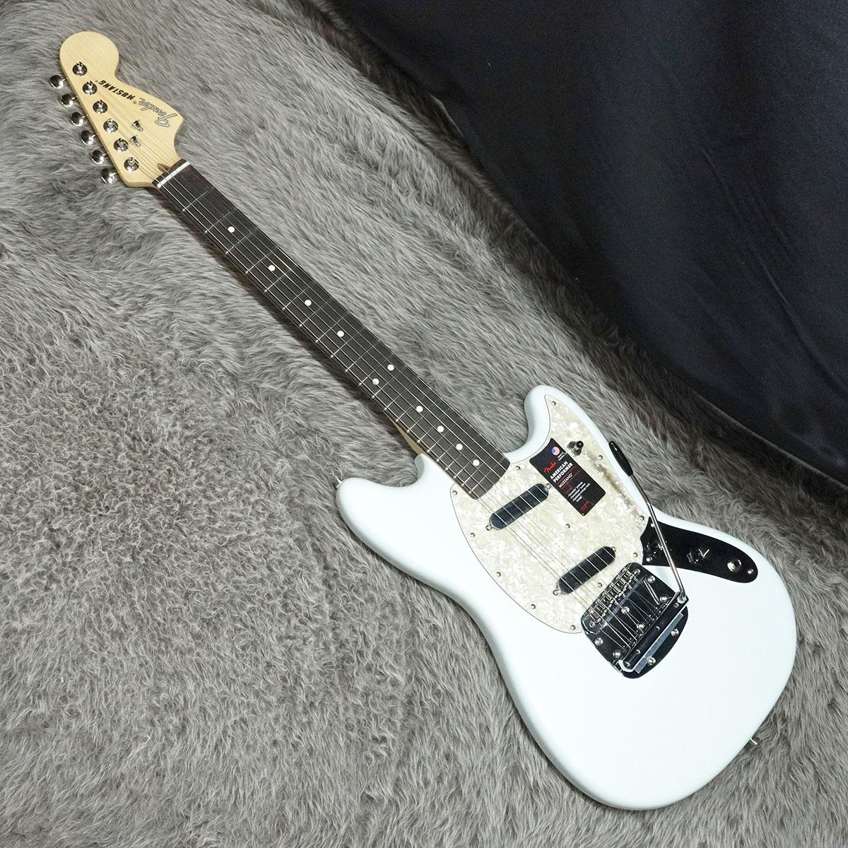 Fender American Performer Mustang RW Sonic Blue｜平野楽器 ロッキン