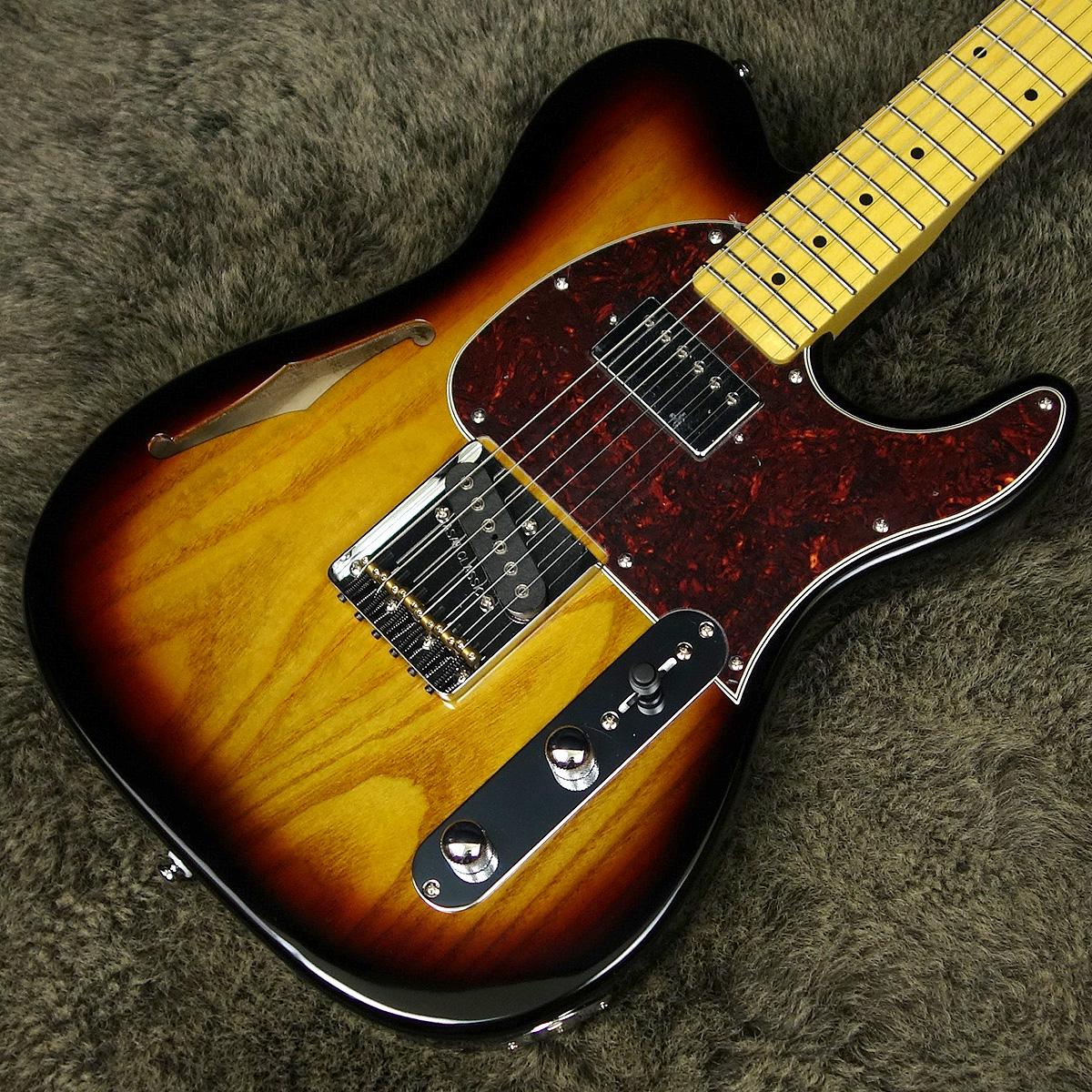 G&L Tribute ASAT Classic Bluesboy Semi-Hollow 3-Tone Sunburst