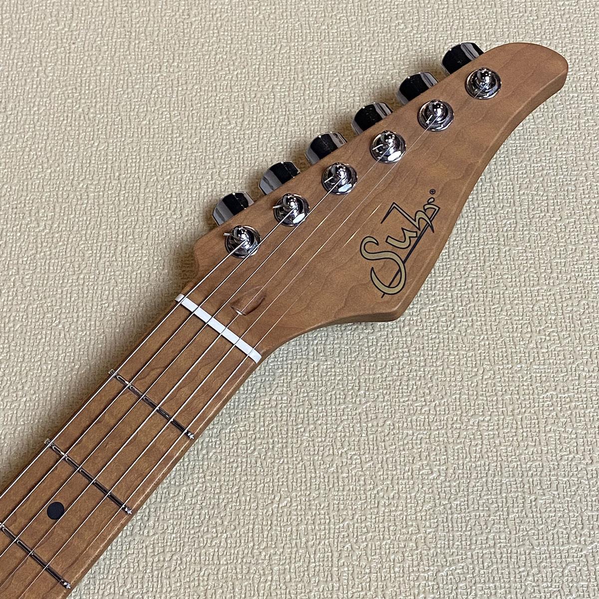 Suhr Classic T Roasted Flame Maple Neck Shell Pink <サー