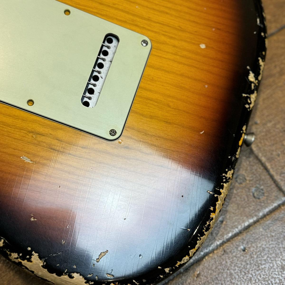 XOTiC XSC-2 Ash Heavy Aged 5A Grade Roasted Flame Maple Neck
