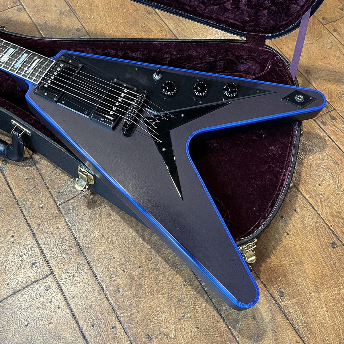 Gibson Custom Shop Flying V Custom Satin Blue Widow 2017