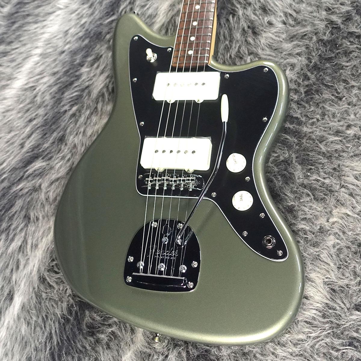 Fender Made In Japan Hybrid II Jazzmaster Jasper Olive Metallic