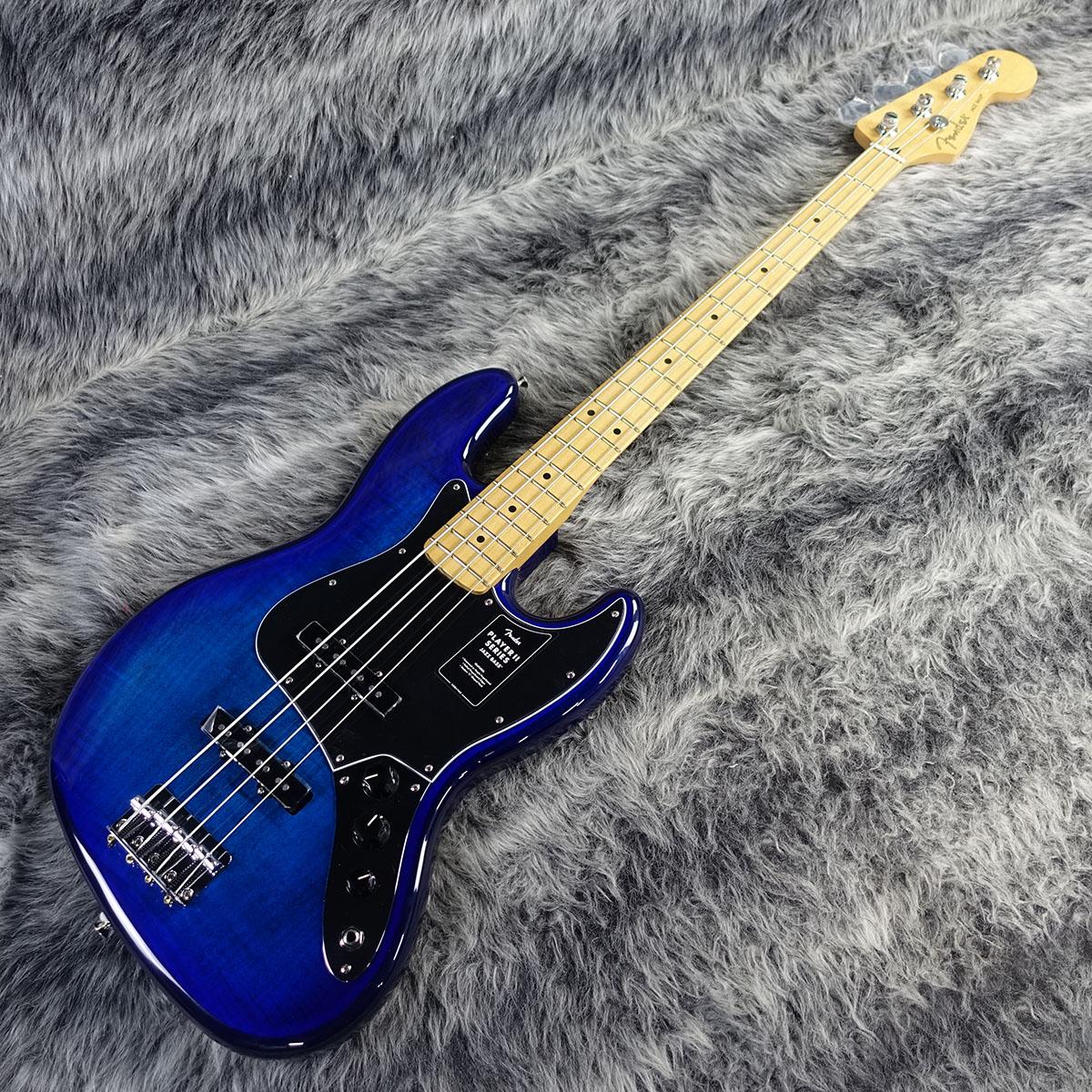 【ジャズベ】希少色 ブルーメタリックボディ 不明 Fender Limited Player II Jazz Bass Blue Burst｜平野楽器