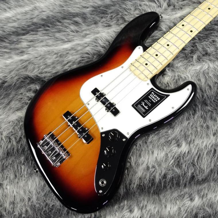 ベース Fender Mexico Player Jazz Bass Fender Player Jazz Bass (MEX, MN) - black Solid body