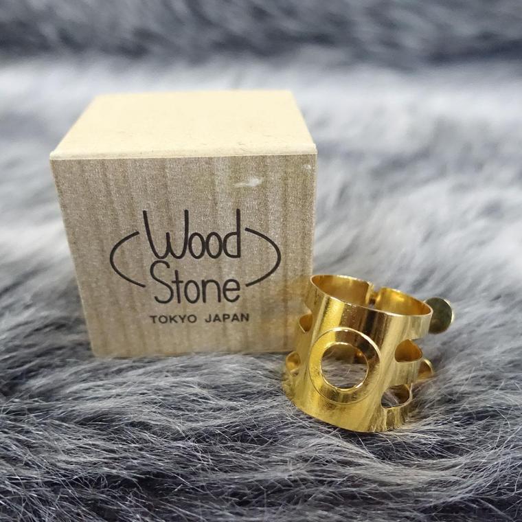 Wood Stone アルト用リガチャー Meyerラバー用 銅 Wood Stone/リガチャー/アルトサックス用/Meyerラバー用