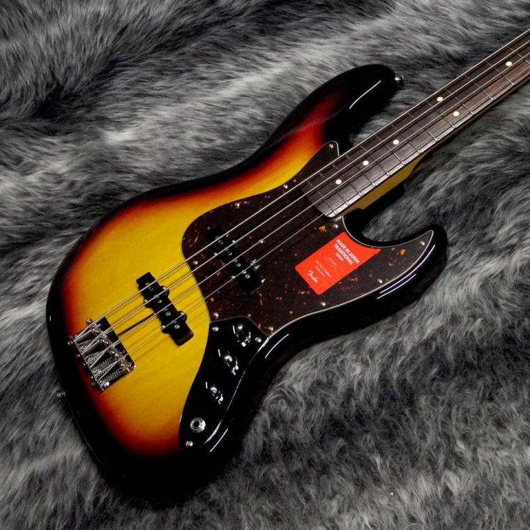 Fender Japan Made in Japan Traditional 60s Jazz Bass 3 Color Sunburst